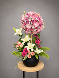Fuchsia Crown Topiary
