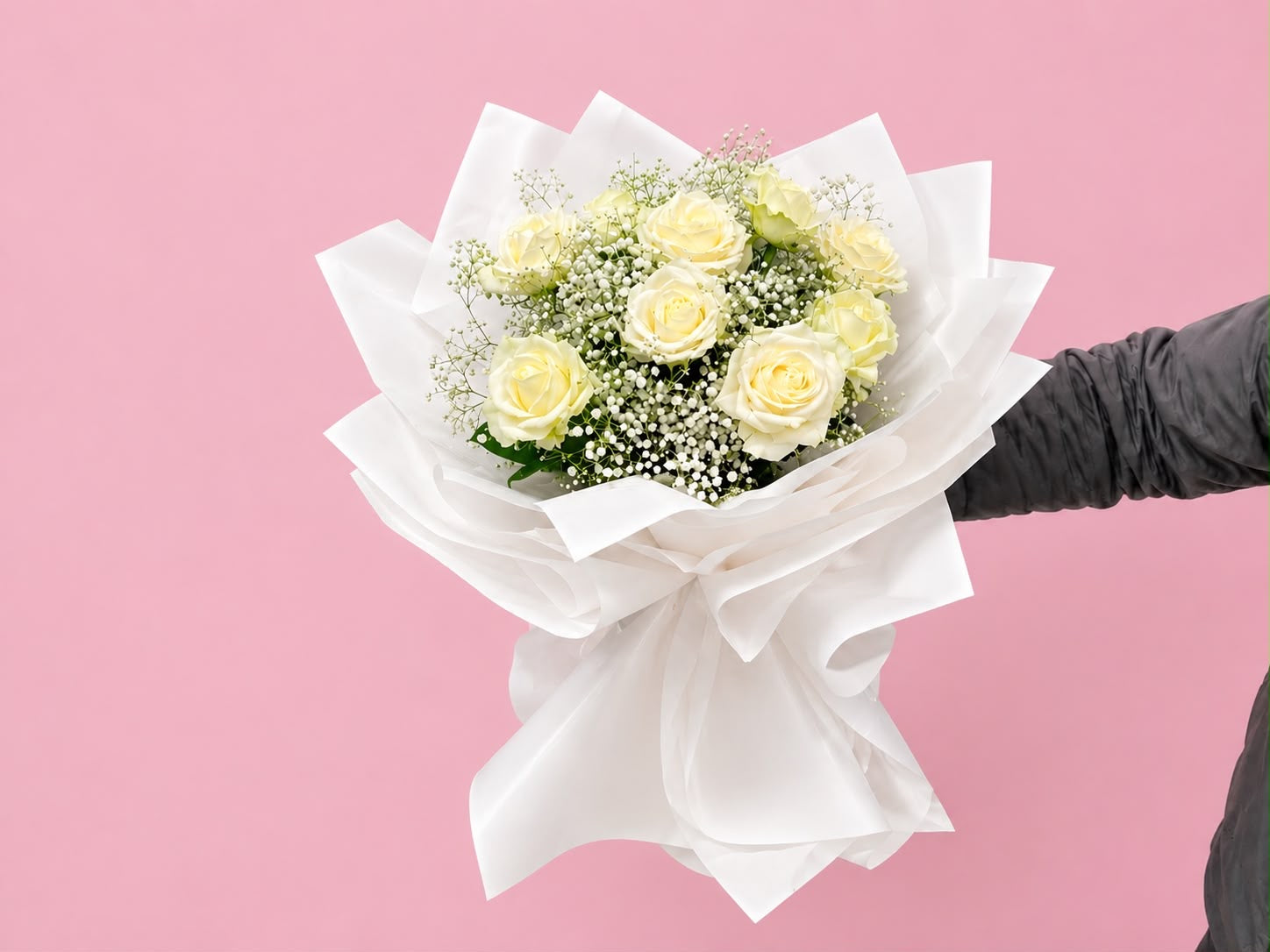 Ivory Frost Roses